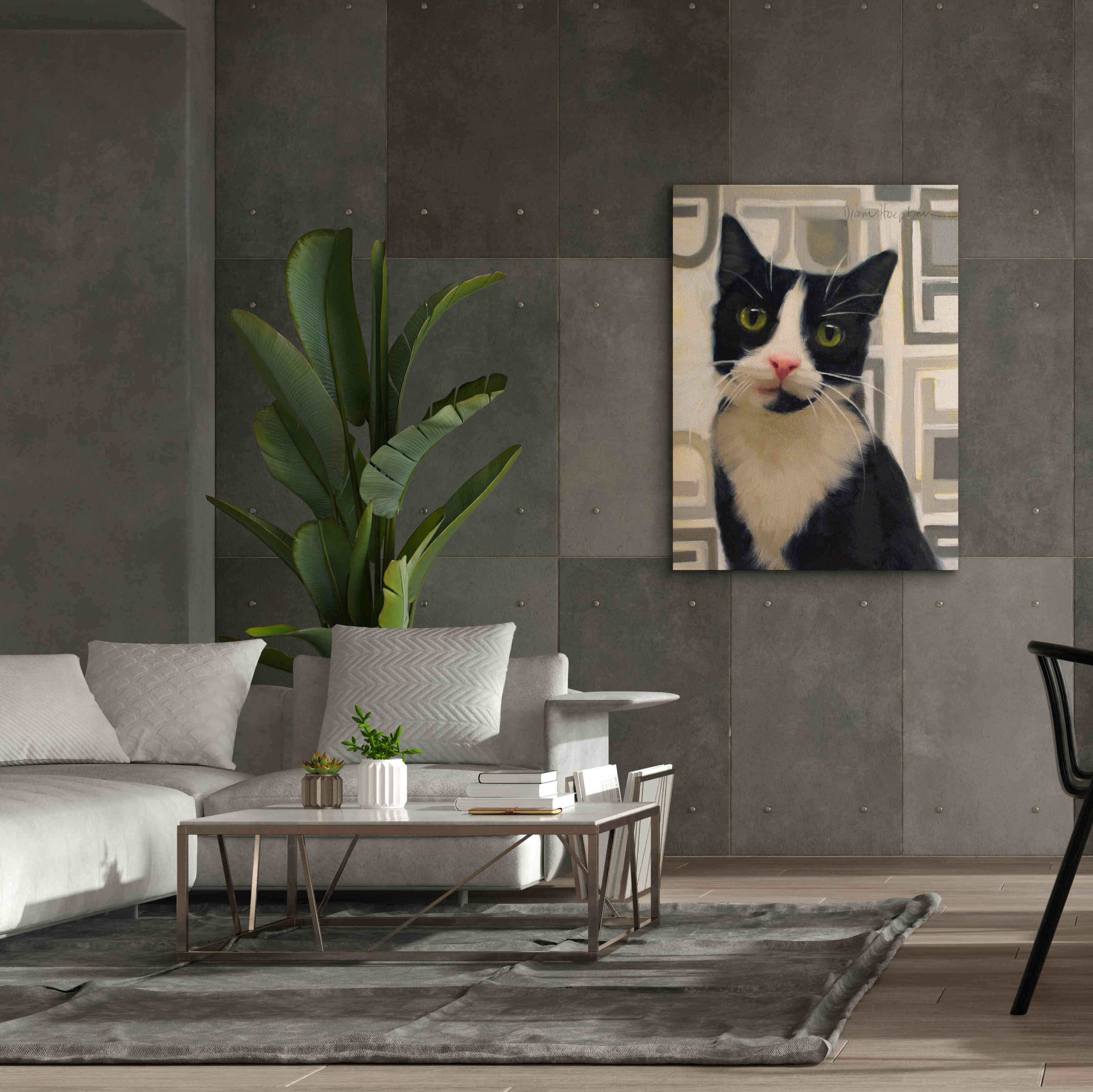 'I’m Listening' by Diane Hoeptner, Giclee Canvas Wall Art,40x54