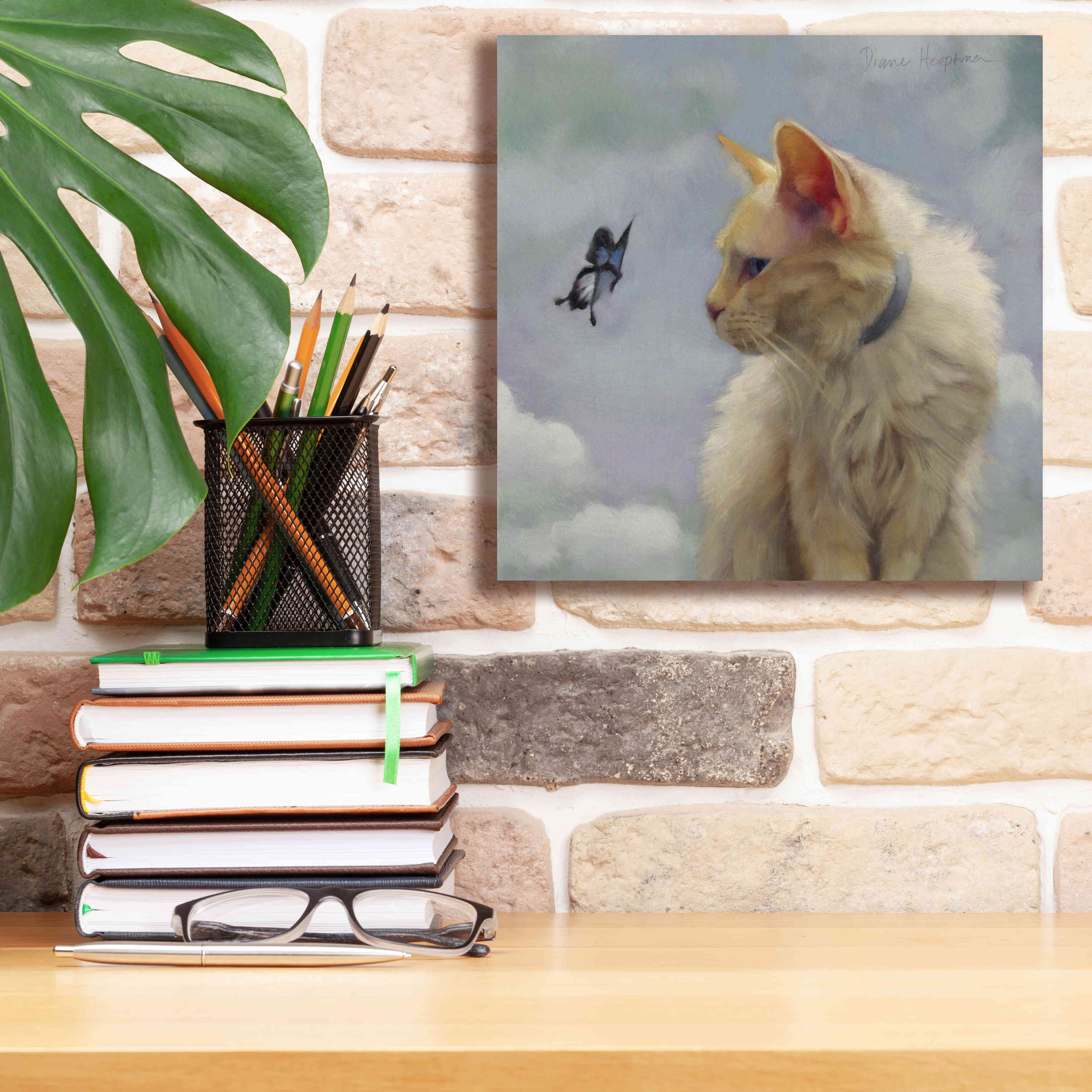 'The Greeter' by Diane Hoeptner, Giclee Canvas Wall Art,12x12