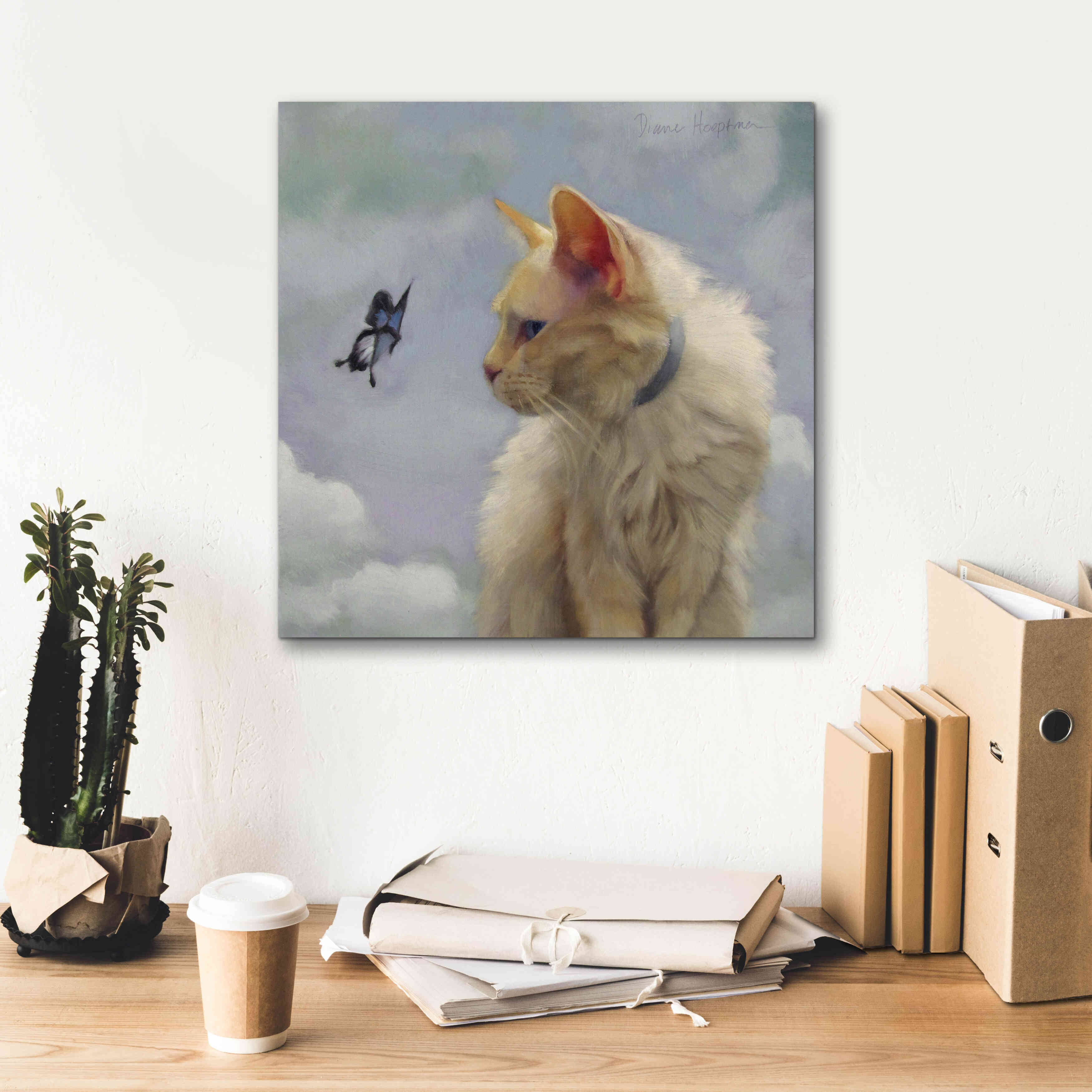 'The Greeter' by Diane Hoeptner, Giclee Canvas Wall Art,18x18