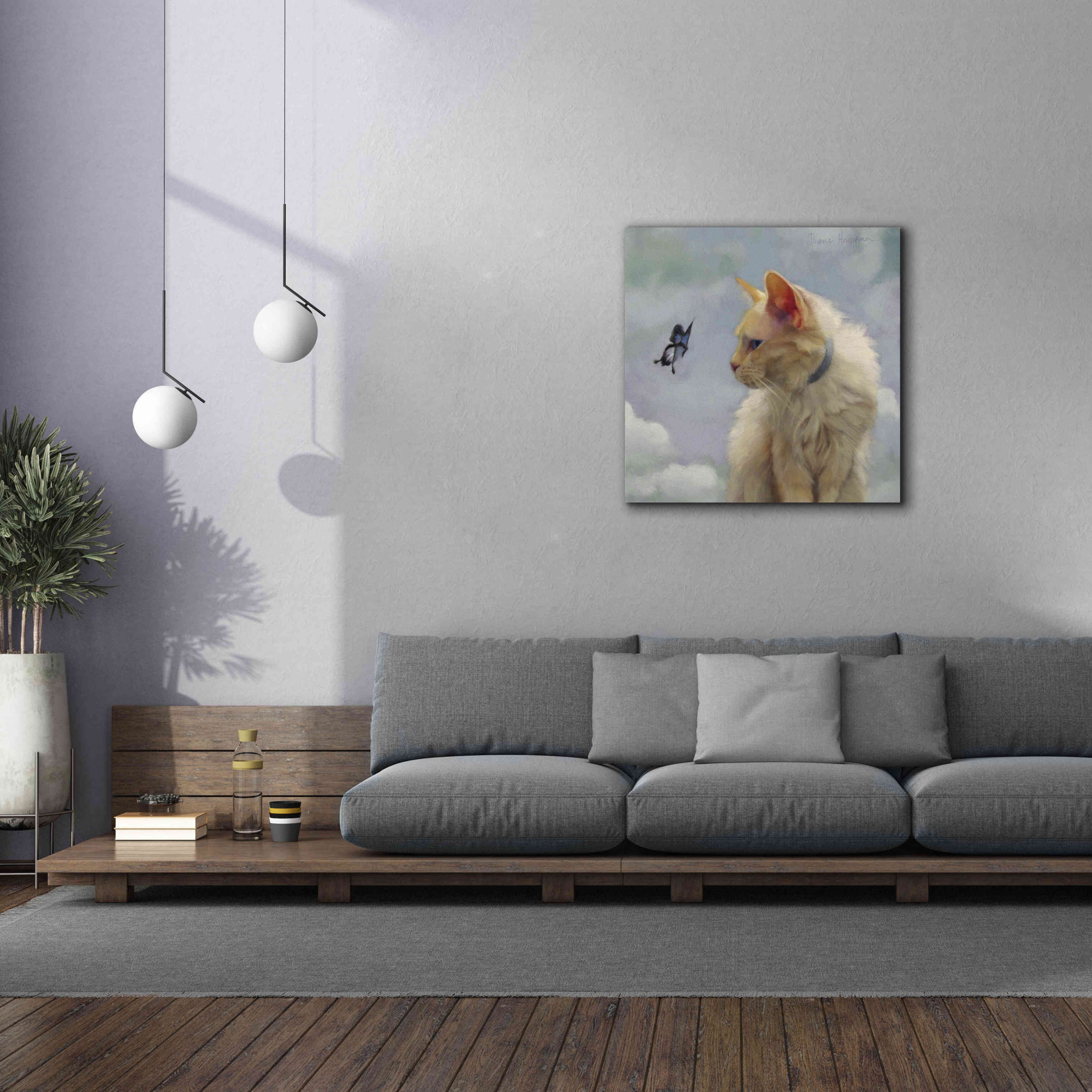 'The Greeter' by Diane Hoeptner, Giclee Canvas Wall Art,37x37