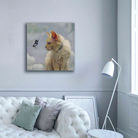 Image of 'The Greeter' by Diane Hoeptner, Giclee Canvas Wall Art,37x37
