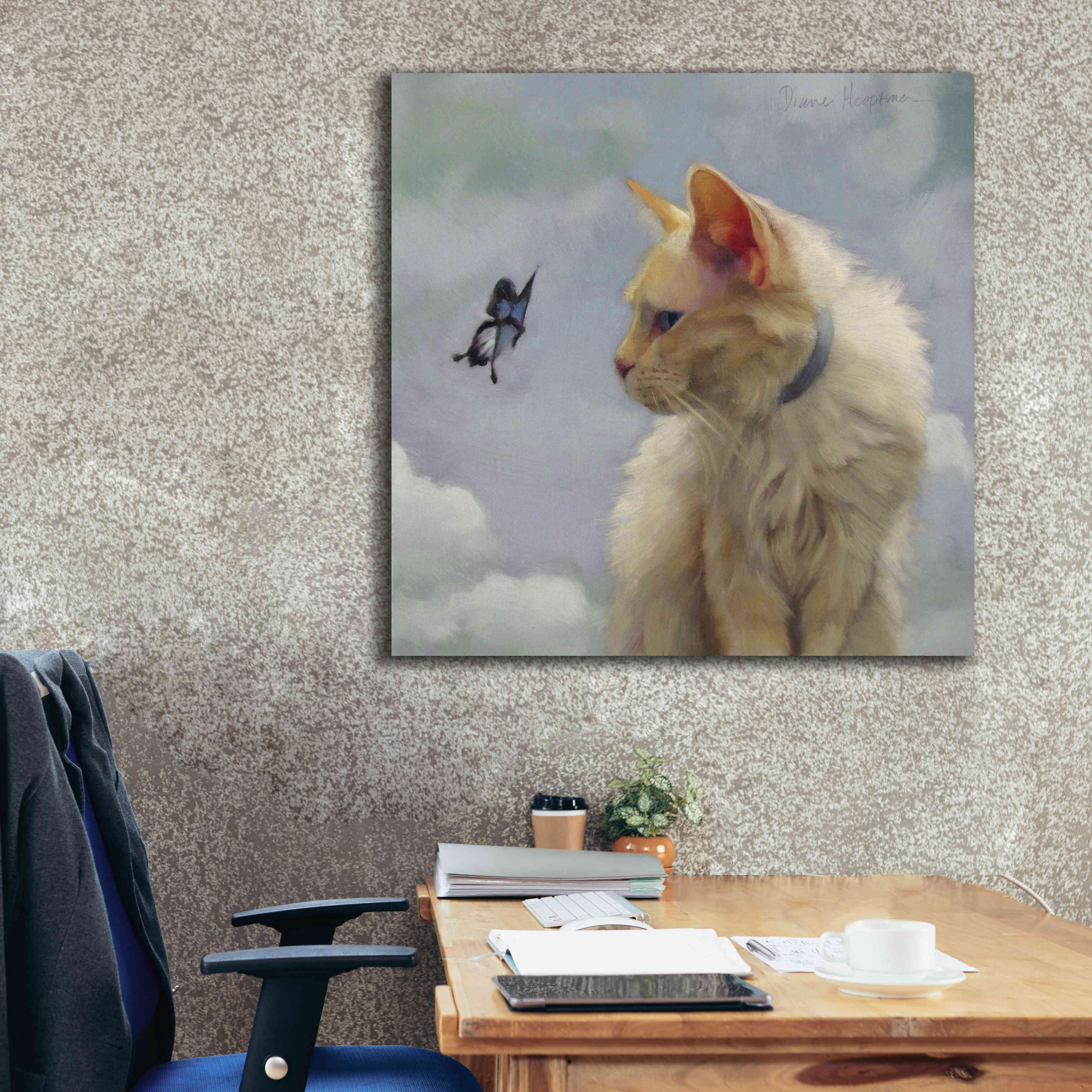 'The Greeter' by Diane Hoeptner, Giclee Canvas Wall Art,37x37