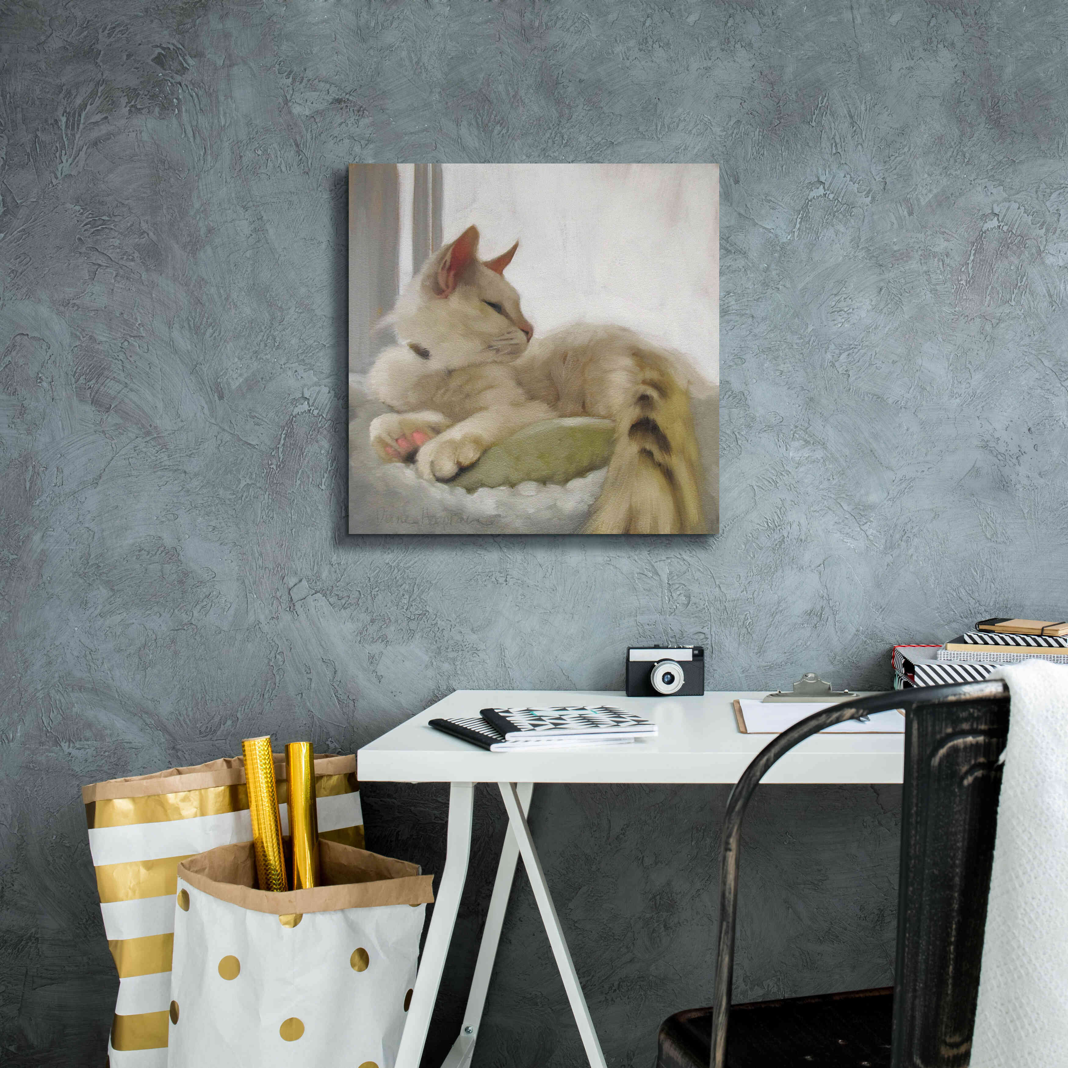 'Through the Window' by Diane Hoeptner, Giclee Canvas Wall Art,18x18