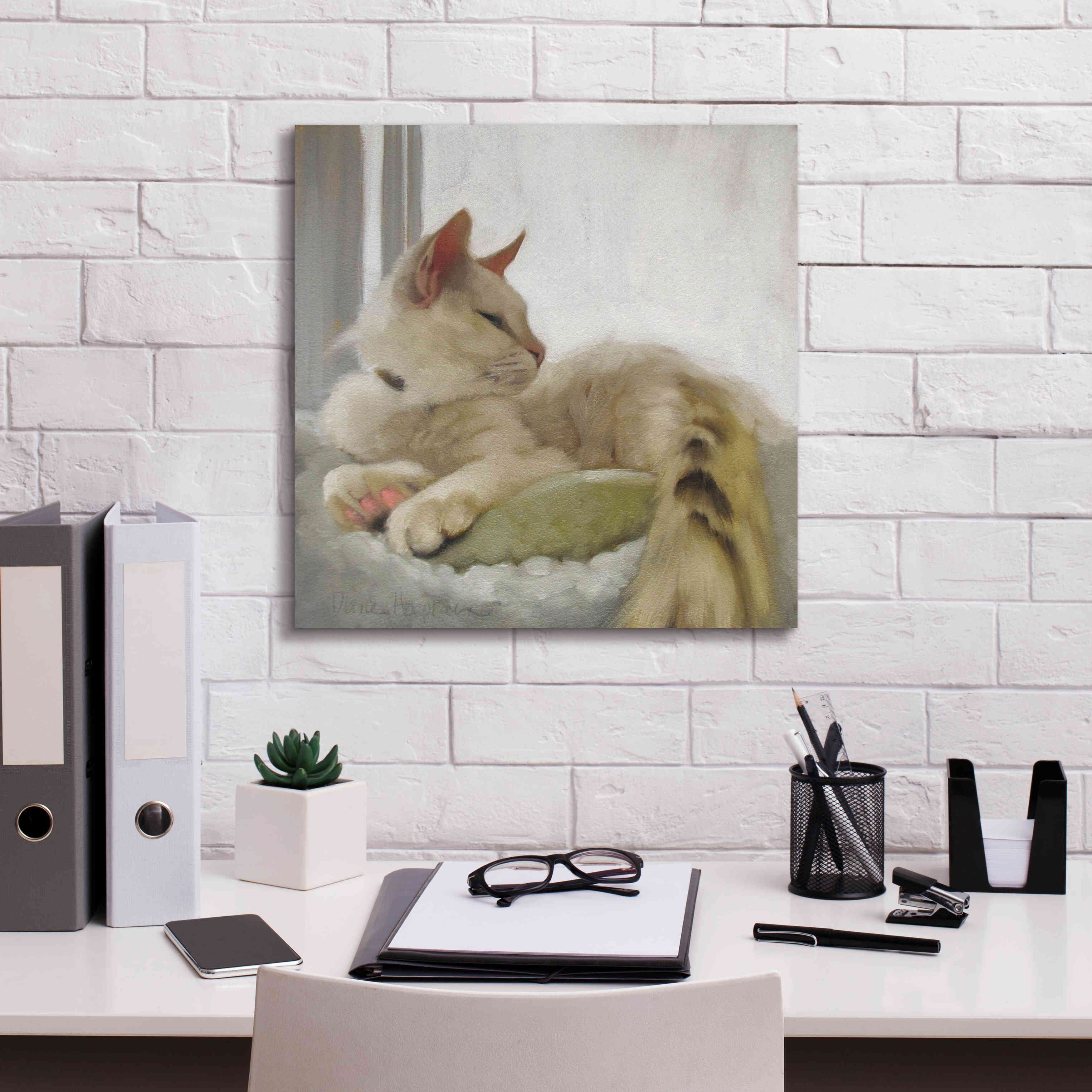 'Through the Window' by Diane Hoeptner, Giclee Canvas Wall Art,18x18
