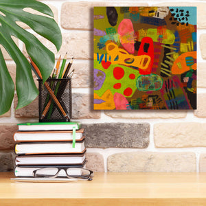 'Conversations in the Abstract 19' by Downs, Giclee Canvas Wall Art,12x12