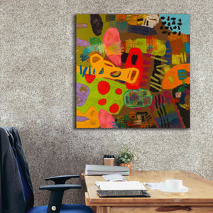 'Conversations in the Abstract 19' by Downs, Giclee Canvas Wall Art,37x37