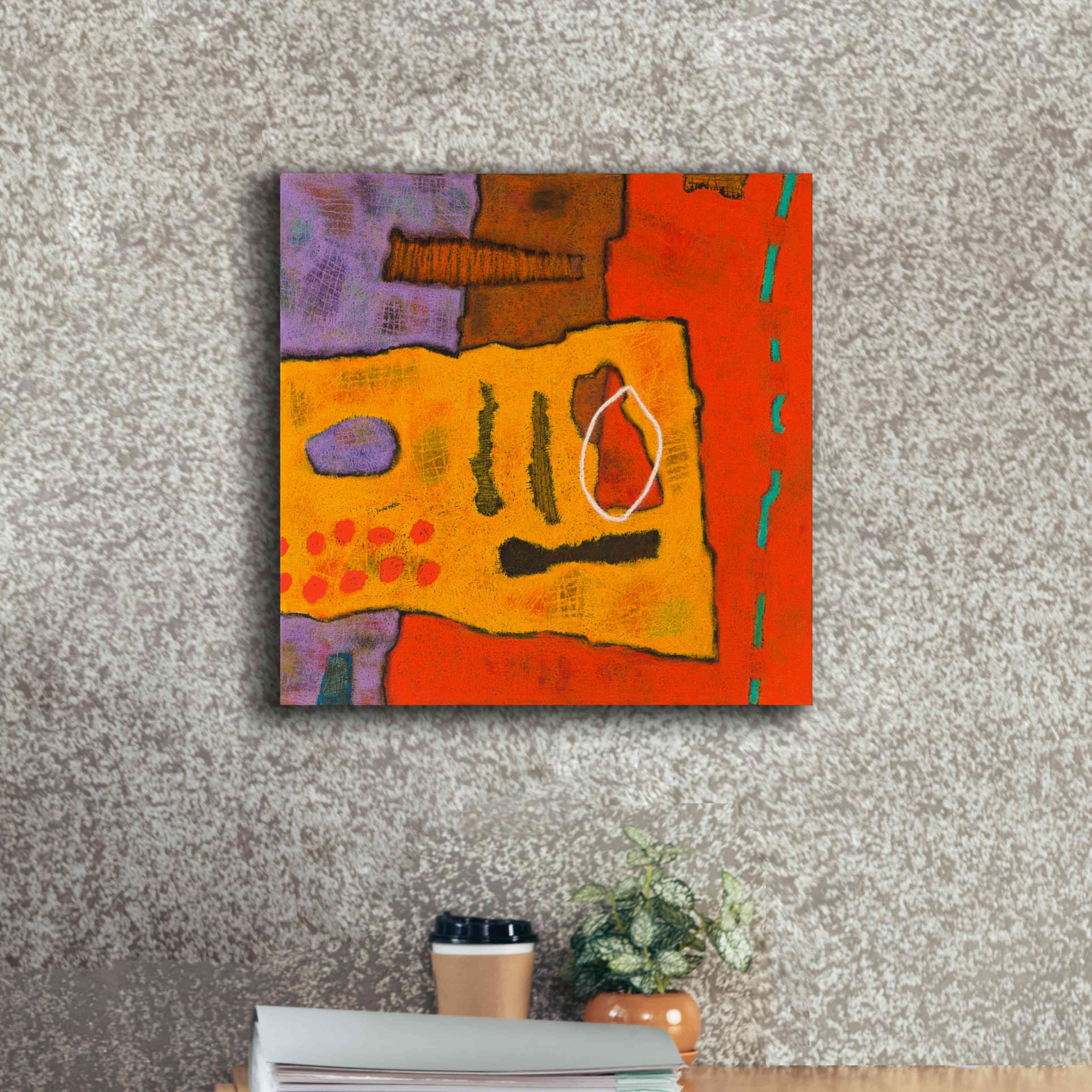 'Conversations in the Abstract 21' by Downs, Giclee Canvas Wall Art,18x18