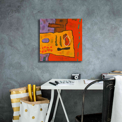 Image of 'Conversations in the Abstract 21' by Downs, Giclee Canvas Wall Art,18x18