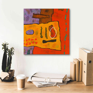 'Conversations in the Abstract 21' by Downs, Giclee Canvas Wall Art,18x18