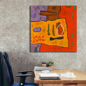 'Conversations in the Abstract 21' by Downs, Giclee Canvas Wall Art,37x37
