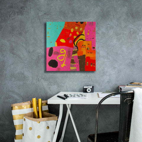 Image of 'Conversations in the Abstract 23' by Downs, Giclee Canvas Wall Art,18x18