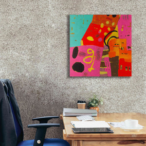 'Conversations in the Abstract 23' by Downs, Giclee Canvas Wall Art,26x26