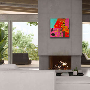 'Conversations in the Abstract 23' by Downs, Giclee Canvas Wall Art,26x26