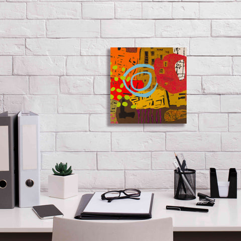 Image of 'Conversations in the Abstract 28' by Downs, Giclee Canvas Wall Art,12x12