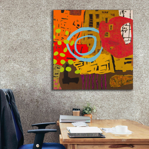 Image of 'Conversations in the Abstract 28' by Downs, Giclee Canvas Wall Art,37x37