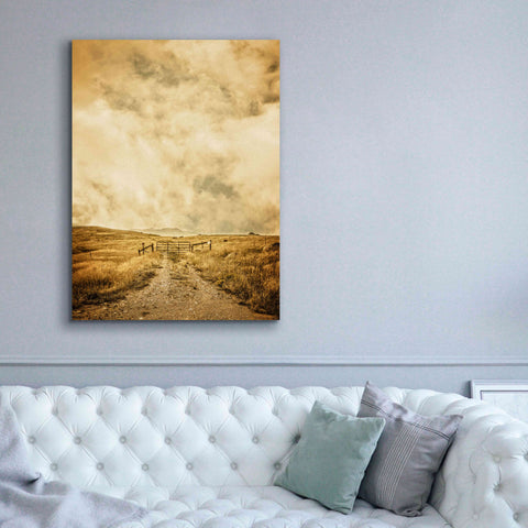 Image of 'Ranch Gate' by Edward M. Fielding, Giclee Canvas Wall Art,40x54