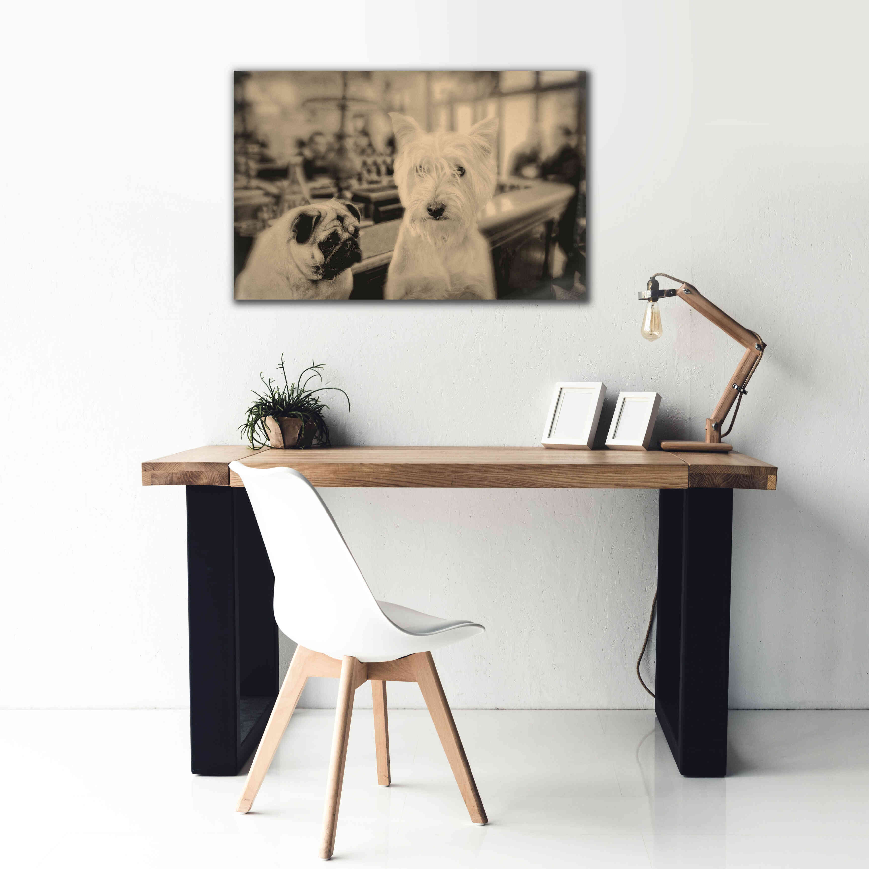 'Singles Night' by Edward M. Fielding, Giclee Canvas Wall Art,40x26
