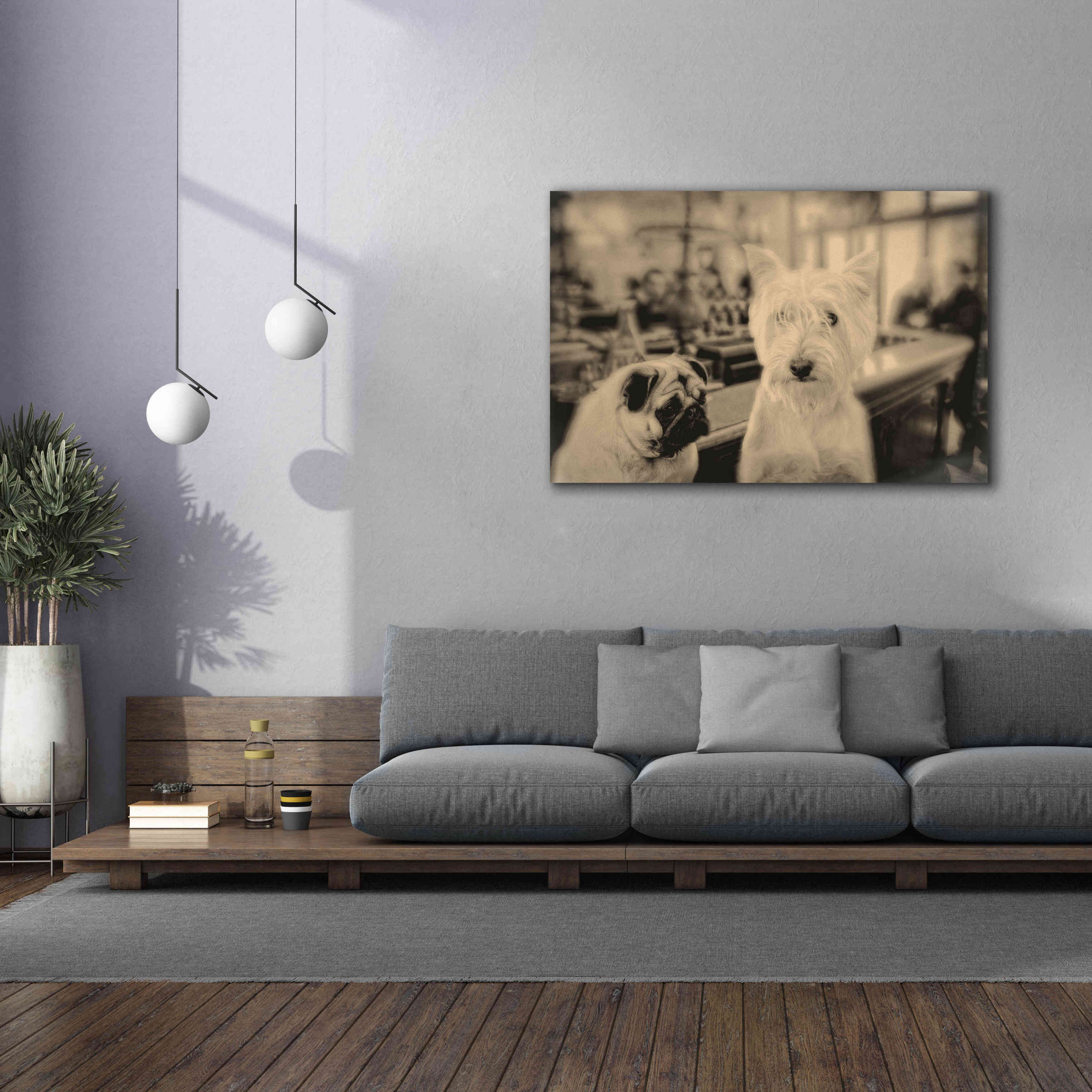 'Singles Night' by Edward M. Fielding, Giclee Canvas Wall Art,60x40