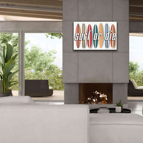 Image of 'Surf of Die' by Edward M. Fielding, Giclee Canvas Wall Art,40x26