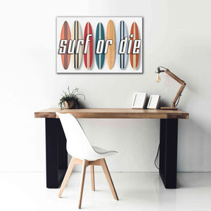 'Surf of Die' by Edward M. Fielding, Giclee Canvas Wall Art,40x26