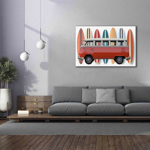 'Surfer Van' by Edward M. Fielding, Giclee Canvas Wall Art,60x40