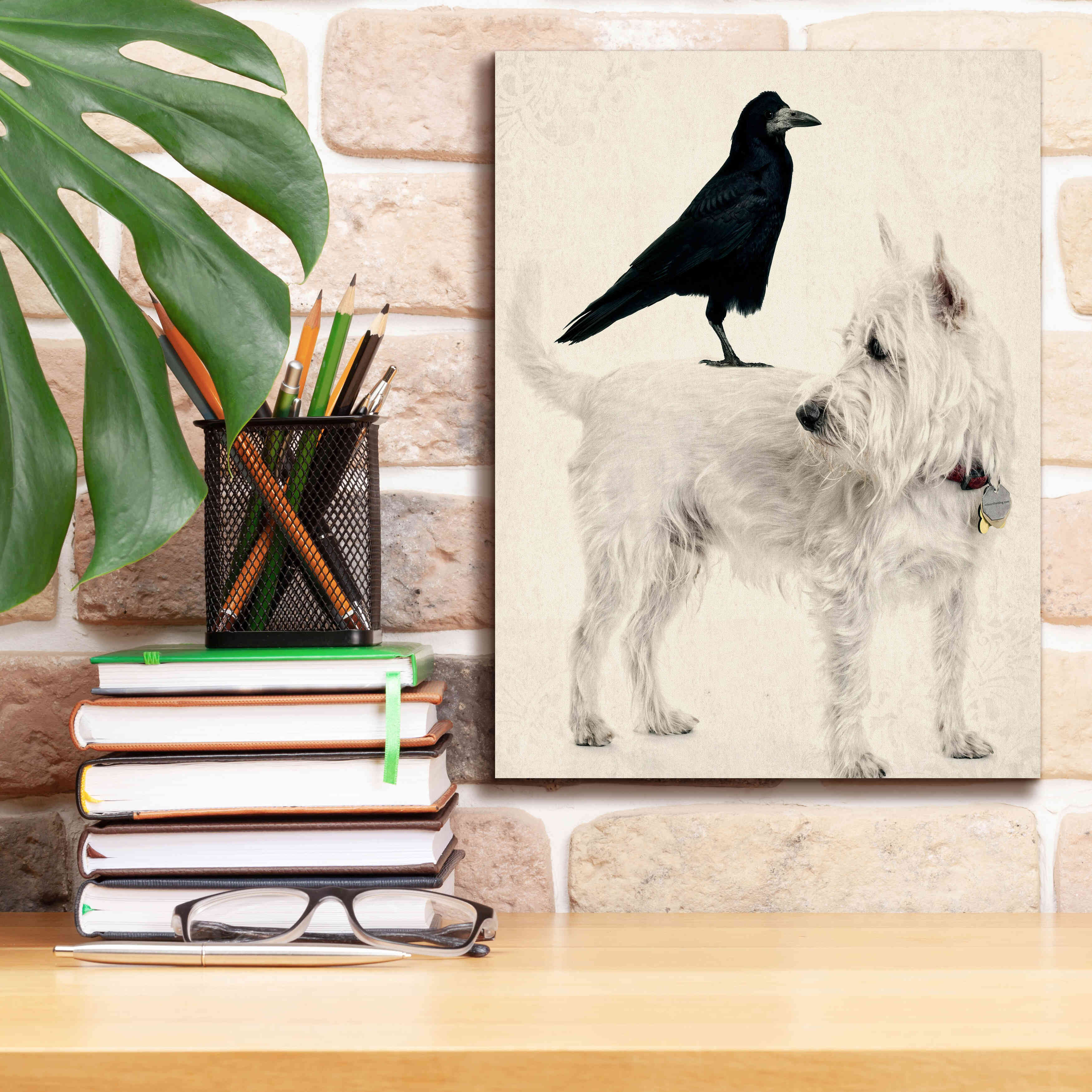'The Hitchhiker' by Edward M. Fielding, Giclee Canvas Wall Art,12x16