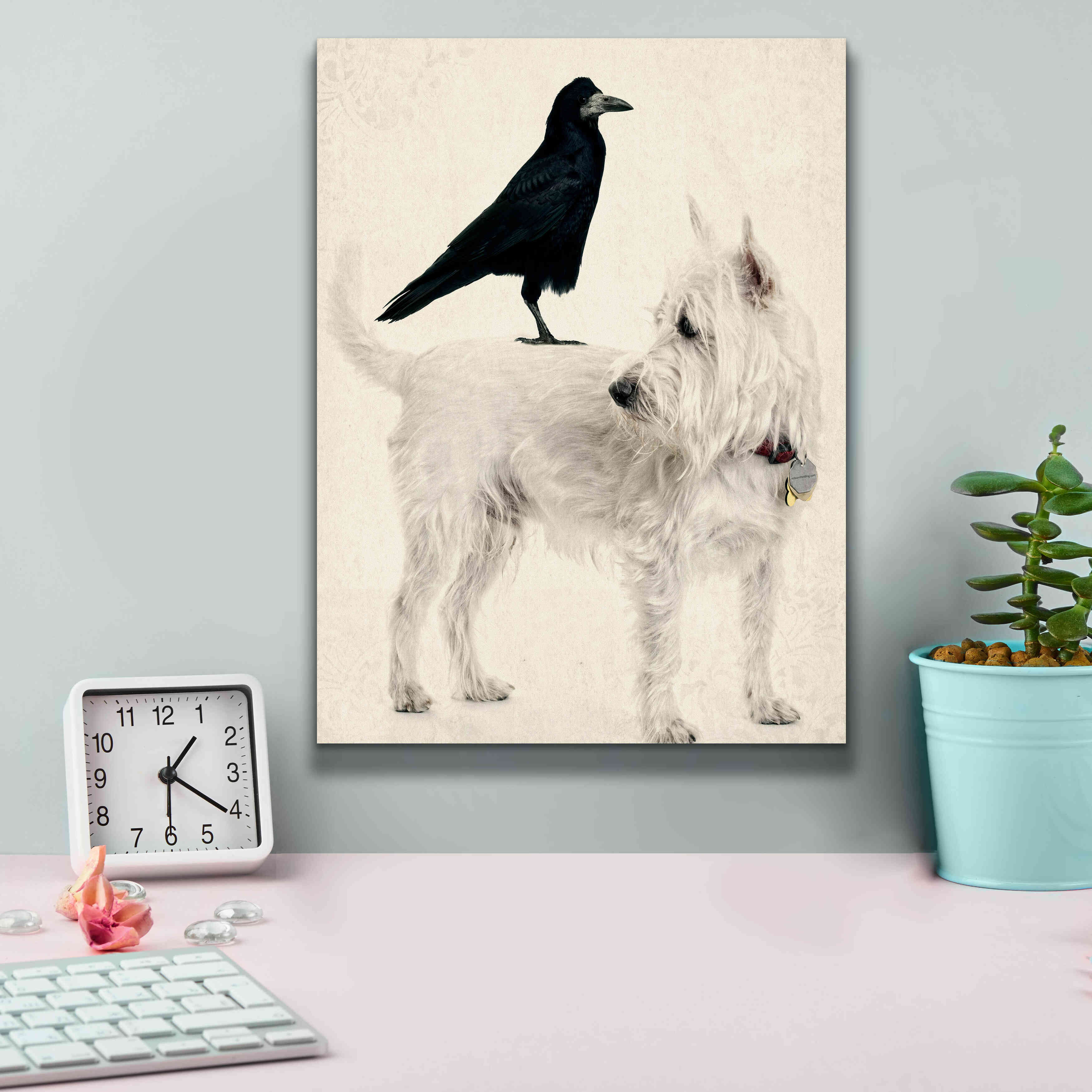 'The Hitchhiker' by Edward M. Fielding, Giclee Canvas Wall Art,12x16