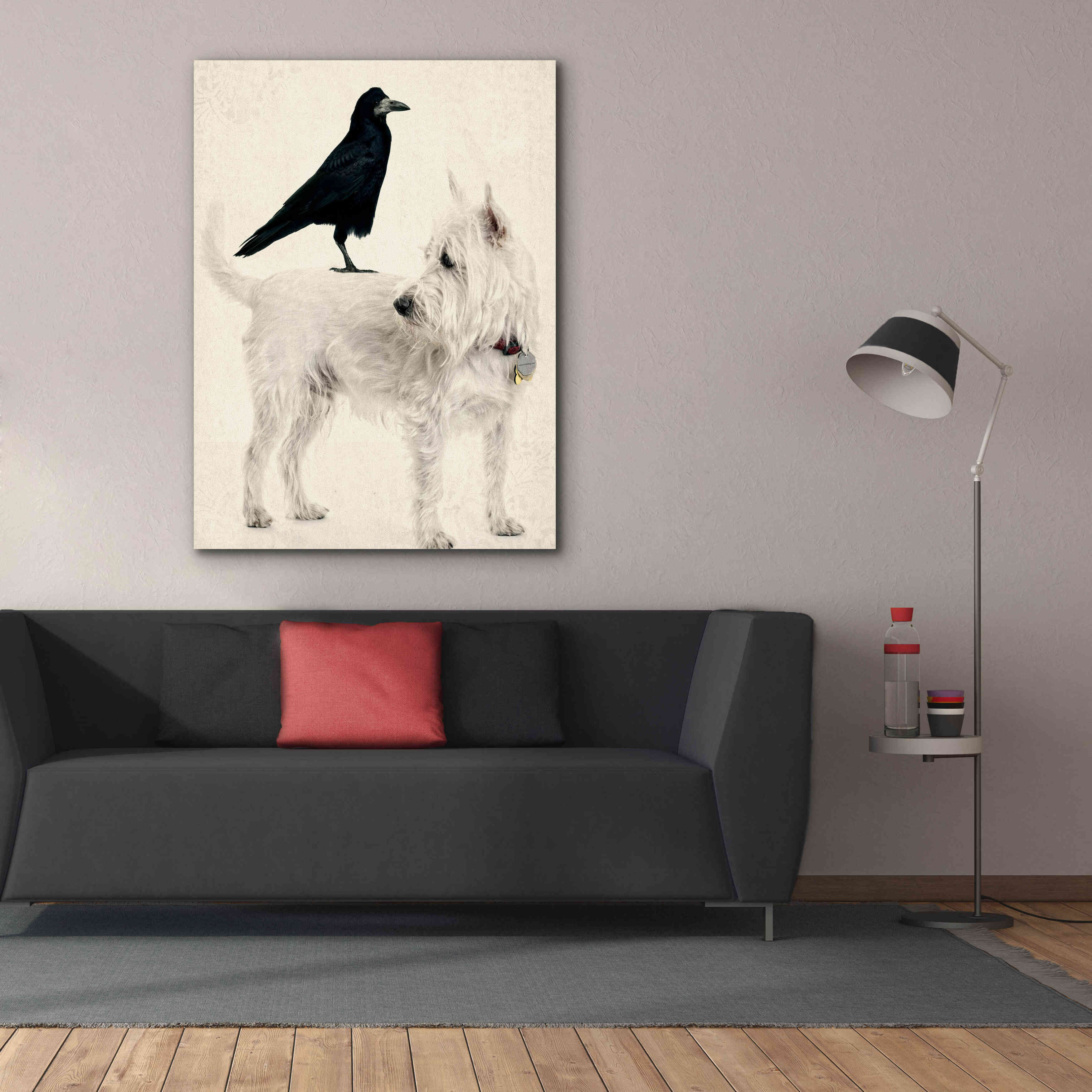 'The Hitchhiker' by Edward M. Fielding, Giclee Canvas Wall Art,40x54