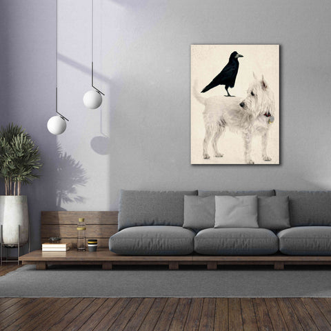 Image of 'The Hitchhiker' by Edward M. Fielding, Giclee Canvas Wall Art,40x54