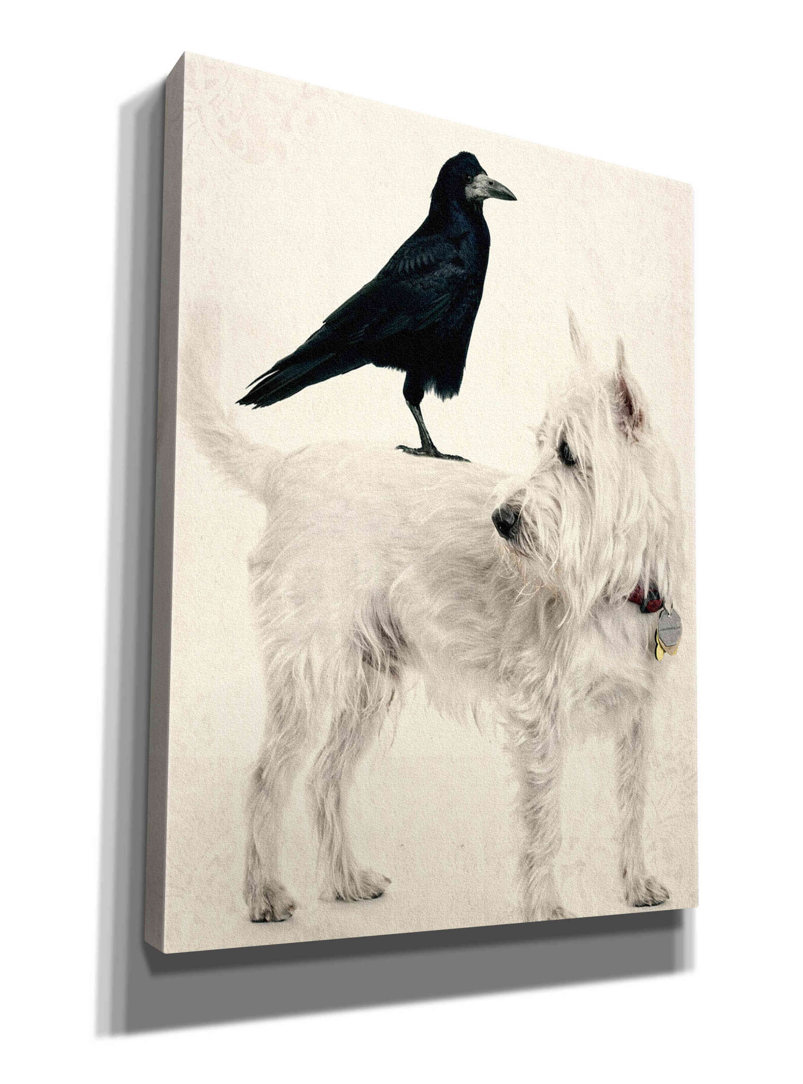 'The Hitchhiker' by Edward M. Fielding, Giclee Canvas Wall Art