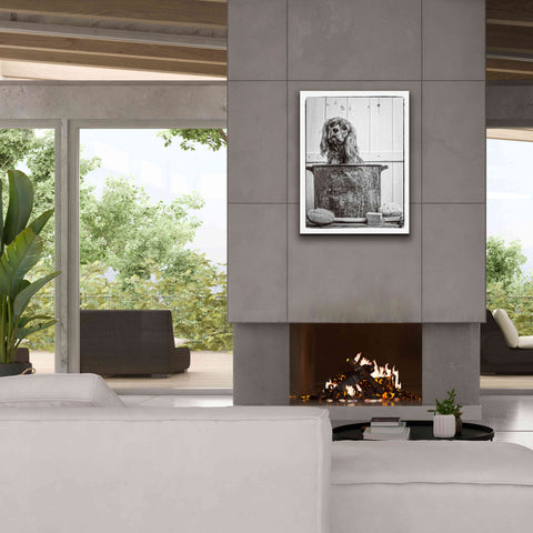 Image of 'Vintage Puppy Bath' by Edward M. Fielding, Giclee Canvas Wall Art,26x34