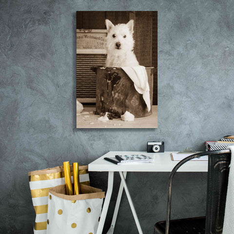 Image of 'Vintage Wash Day' by Edward M. Fielding, Giclee Canvas Wall Art,18x26