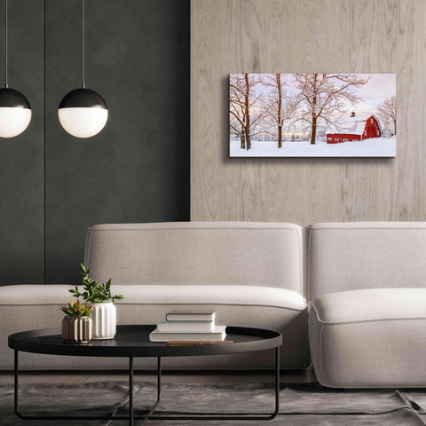 Image of 'Winter Arrives' by Edward M. Fielding, Giclee Canvas Wall Art,40x20