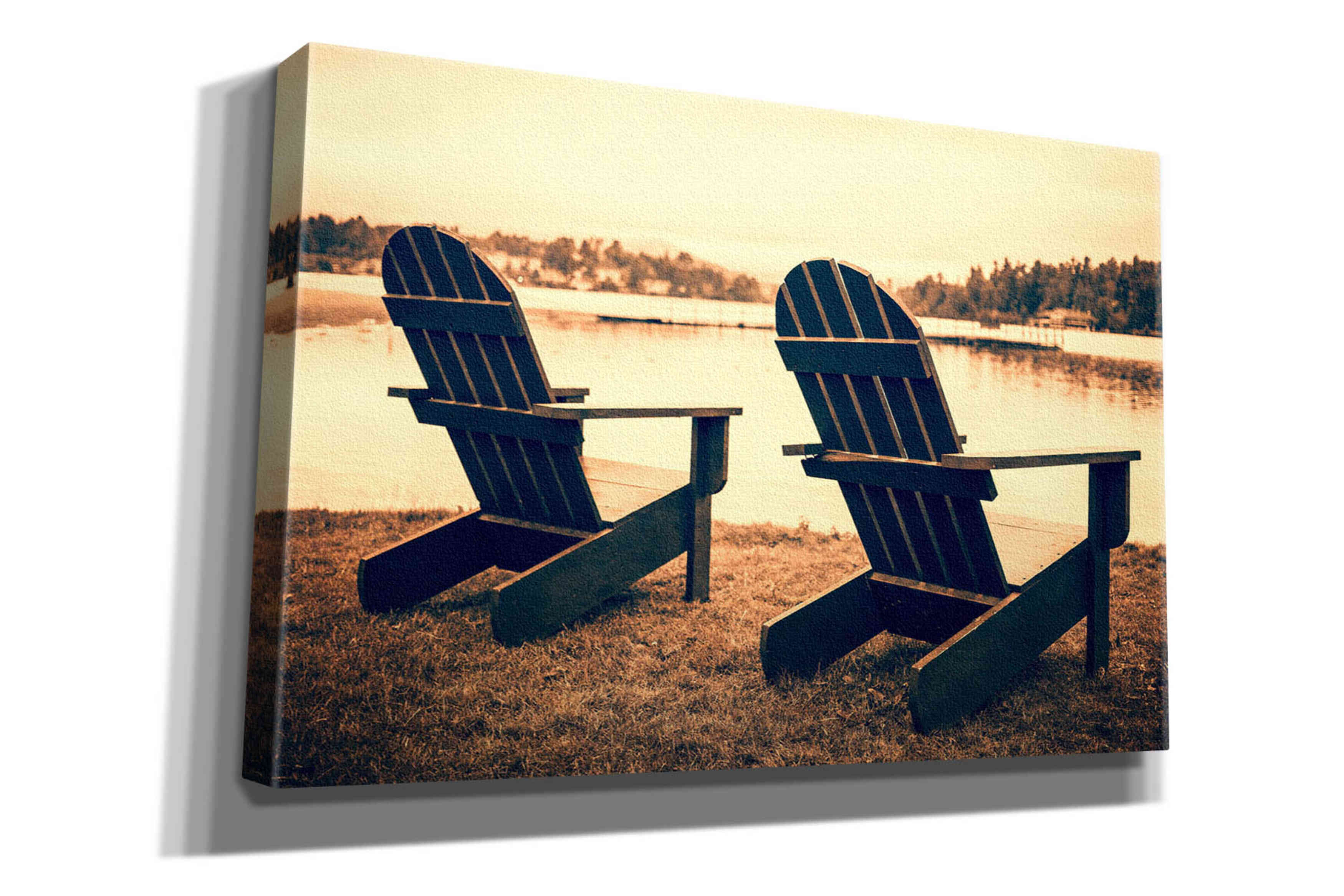 'At the Lakes' by Edward M. Fielding, Giclee Canvas Wall Art
