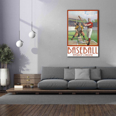 Image of 'Baseball America' by Edward M. Fielding, Giclee Canvas Wall Art,40x60