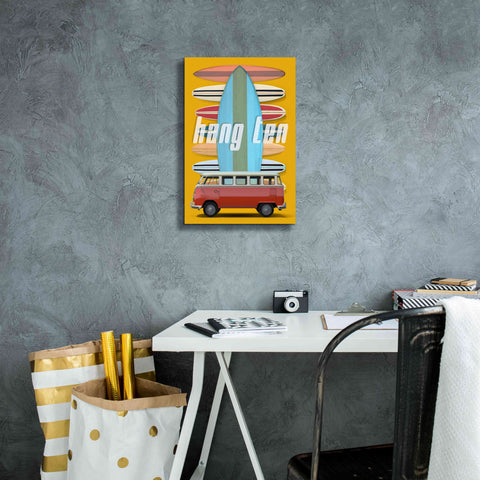Image of 'Hang Ten' by Edward M. Fielding, Giclee Canvas Wall Art,12x18