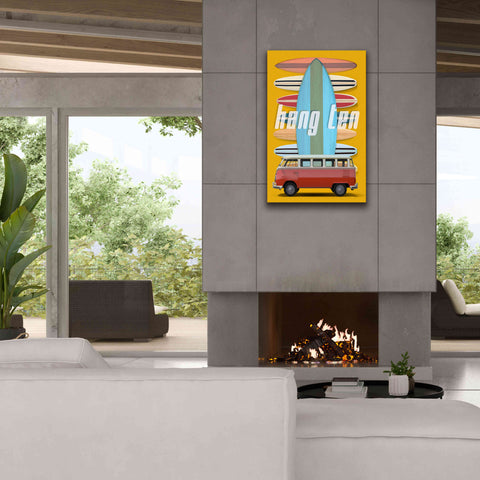 Image of 'Hang Ten' by Edward M. Fielding, Giclee Canvas Wall Art,26x40