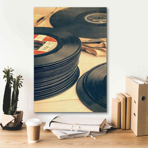Image of 'Old 45s' by Edward M. Fielding, Giclee Canvas Wall Art,18x26