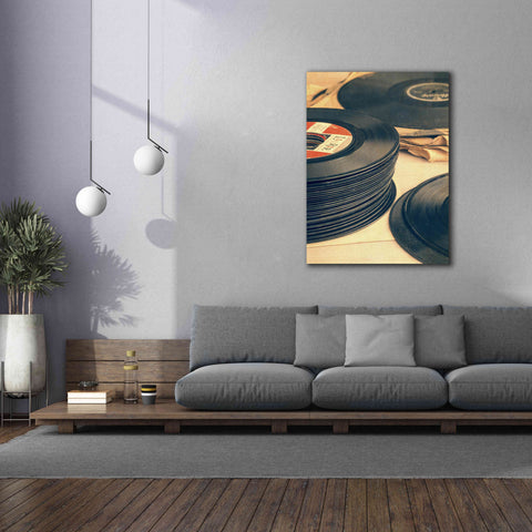 Image of 'Old 45s' by Edward M. Fielding, Giclee Canvas Wall Art,40x54