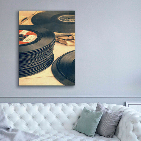 Image of 'Old 45s' by Edward M. Fielding, Giclee Canvas Wall Art,40x54