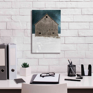 'Old Barn' by Edward M. Fielding, Giclee Canvas Wall Art,12x18