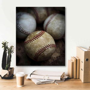 'Old Baseball' by Edward M. Fielding, Giclee Canvas Wall Art,20x24