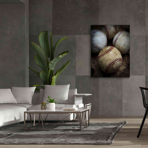 Image of 'Old Baseball' by Edward M. Fielding, Giclee Canvas Wall Art,40x54