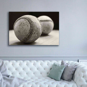 'Old Baseballs' by Edward M. Fielding, Giclee Canvas Wall Art,60x40
