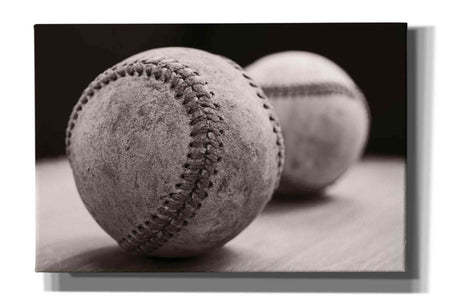 'Old Baseballs' by Edward M. Fielding, Giclee Canvas Wall Art