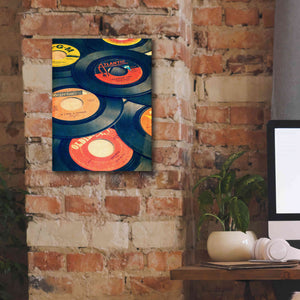 'Old Records' by Edward M. Fielding, Giclee Canvas Wall Art,12x16