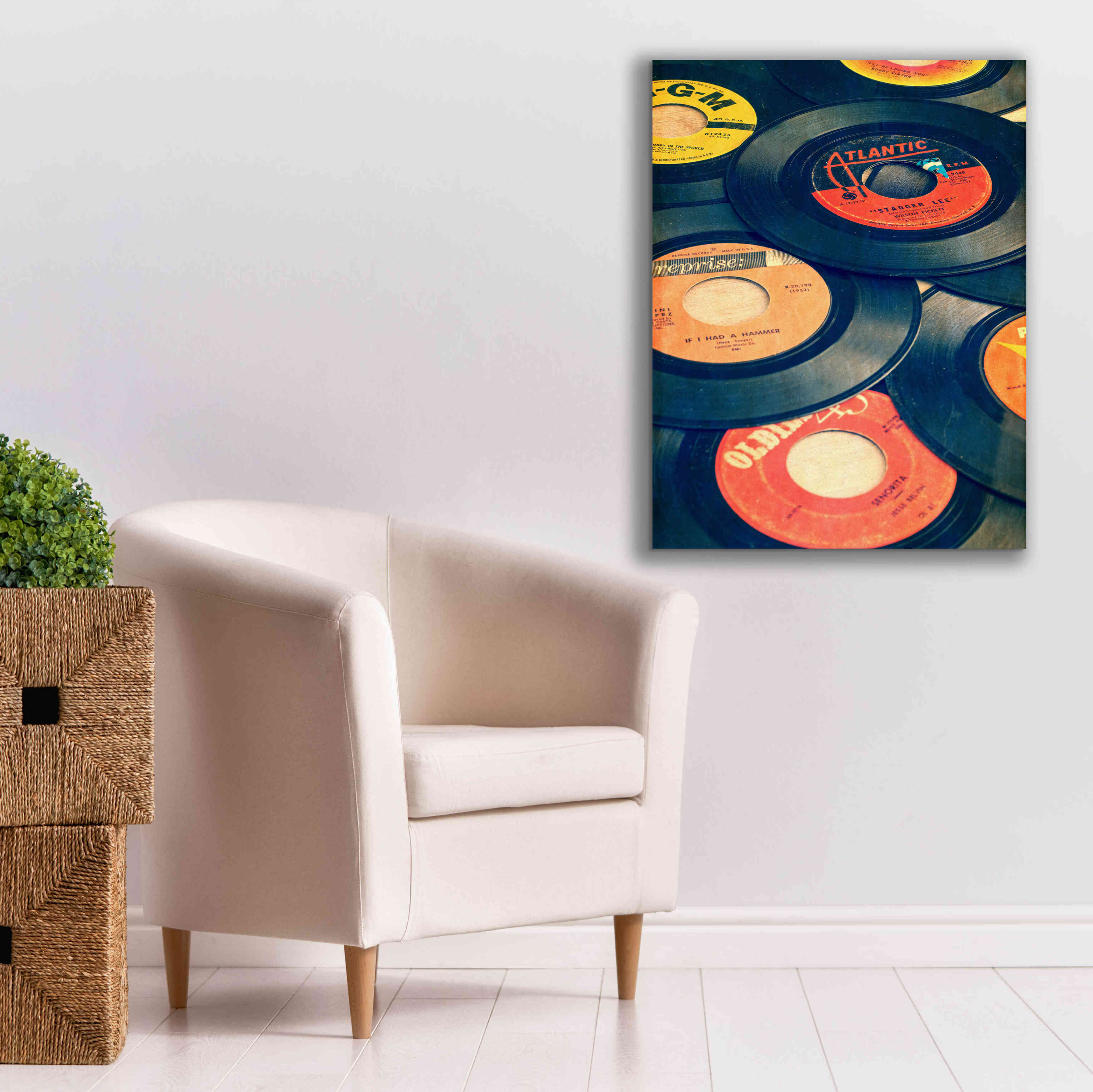 'Old Records' by Edward M. Fielding, Giclee Canvas Wall Art,26x34