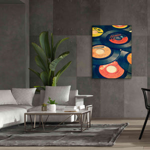 'Old Records' by Edward M. Fielding, Giclee Canvas Wall Art,40x54