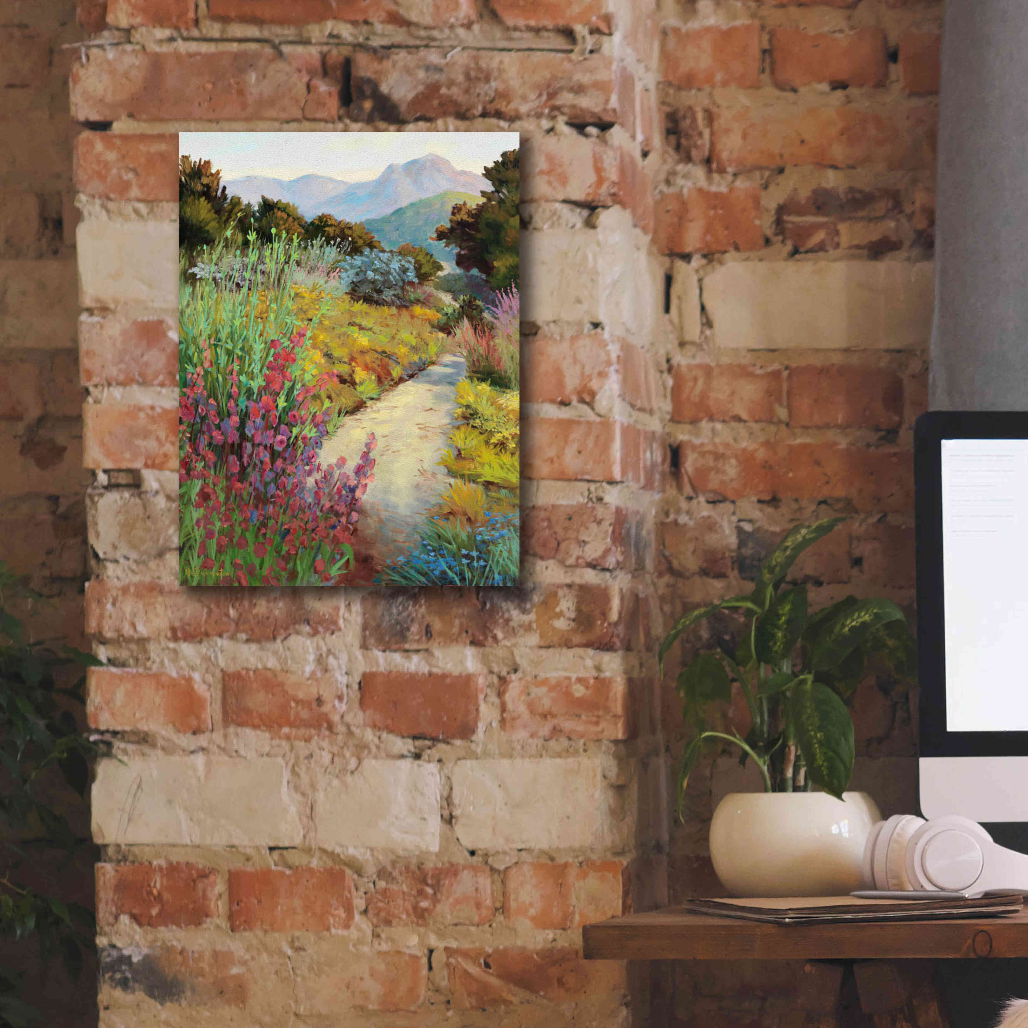 'Garden Path' by Ellie Freudenstein, Giclee Canvas Wall Art,12x16