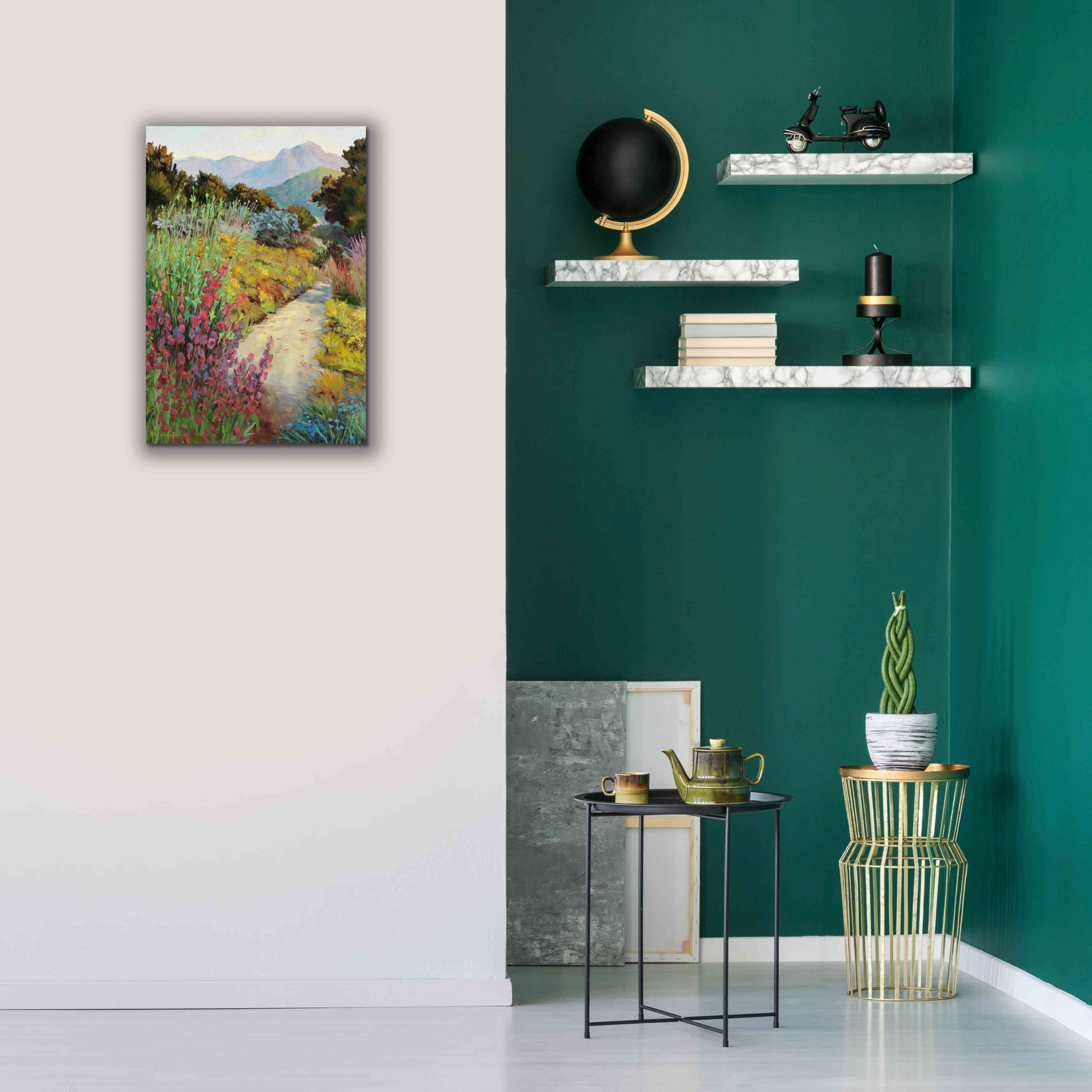 'Garden Path' by Ellie Freudenstein, Giclee Canvas Wall Art,18x26